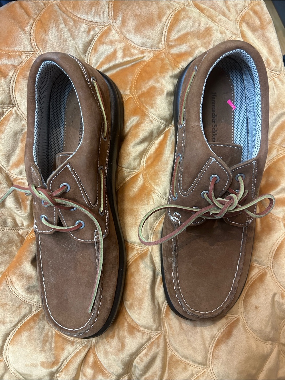 Brown Suede Boat Shoes — Classic Lace-Up Deck Shoes OLISHB